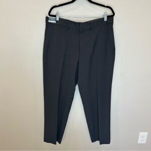 Men’s Haggar Premium Comfort Dress Pants, Charcoal, 38x30
